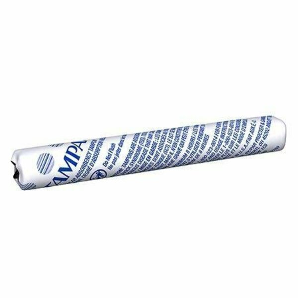 Procter & Gamble P&G Tampax Coin Vending Style w/ Tube 1 Count Individually Wrapped, 500PK 73010-02500